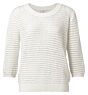 Structure knitted sweater WHITE 1000288-114-99691