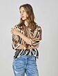 Blouse leaves border print 2s2561-11358-120