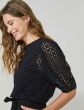 Top puff sleeve broderie anglaise 3s4542-30246-990