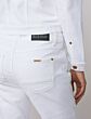 Jeans white flared midweight denim 4s2100-5084-111