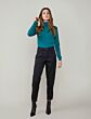 Turtle neck sweater basic knit 7s5529-7830-642