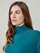 Turtle neck sweater basic knit 7s5529-7830-642