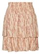 Print skirt with smocked waist 1401176-213-313081