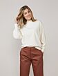 Mock neck sweater full needle knit 7s5607-7831-122