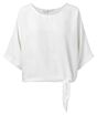 Knotted kimono top BLANC 1901153-014-14800