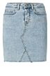 Denim skirt with raw edges BLUE 140193-014-01111