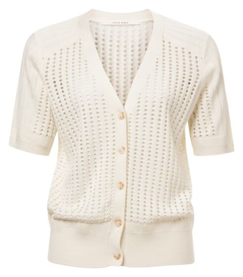 Mesh stitch cardigan 1010160-215-14302