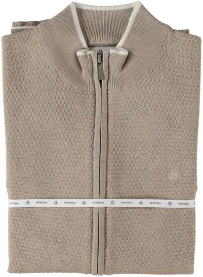 Cardigan structure knit Premium Beige 51.1163-146