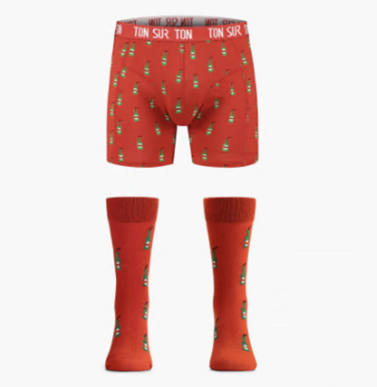 Boxershort + sokken rietbak rietbak