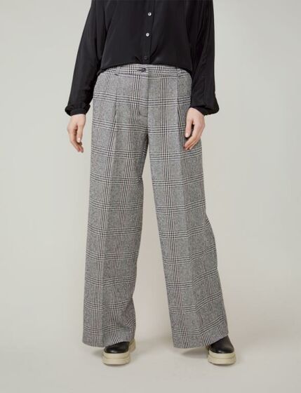 Trousers check 4s2203-11513-120