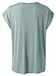 Cupro blend fabric mix top BLUE 1901116-113-65804