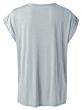 Fabric mix top QUARRY MID BLUE 1901116-212-54305