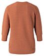 Mix rib sweater STONE RED 1000310-022-81244