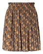 Pleated mini skirt with print 1401104-021-908091