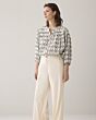 Broek SUMMUM wideleg skye tencel ivory