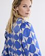 Blouse two tone print 2s3206-12136-460
