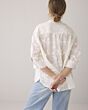 3/4 sleeve blouse 3D Flower 2s3054-12183-115
