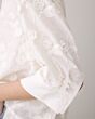 3/4 sleeve blouse 3D Flower 2s3054-12183-115