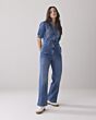 Denim jumpsuit comfi stretch denim 4s2555-5155-426