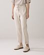 Trousers linen blend twill 4s2781-12157-702 