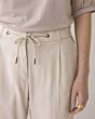 Trousers linen blend twill 4s2781-12157-702 