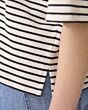 Boxy top Stripe Waffle 3s5103-30662-985