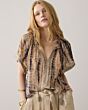 Top tie&dye print 2s3284-12121-120