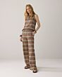 Wide leg zig zag pant 4s2807-30698-120 