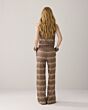 Wide leg zig zag pant 4s2807-30698-120 
