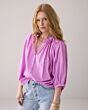 Blouse wide cotton viscose 2s3316-12173-557