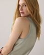 Rib tanktop cotton rib 3s4873-5138-606
