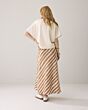 Skirt stripe printed 6s1338-12222-714