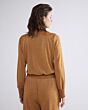Smocked top Fine Lurex Jersey 3s5009-30644-715