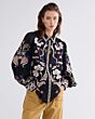 Blouse Embroidered Voile 2s3195-11939-990