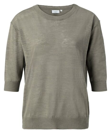 Cotton linen ARMY GREEN 1000258-015-70610