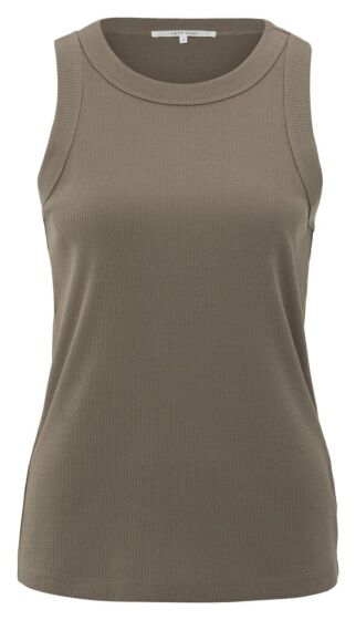 Ribbed singlet GREYISH BROWN 1-729043-507-99948