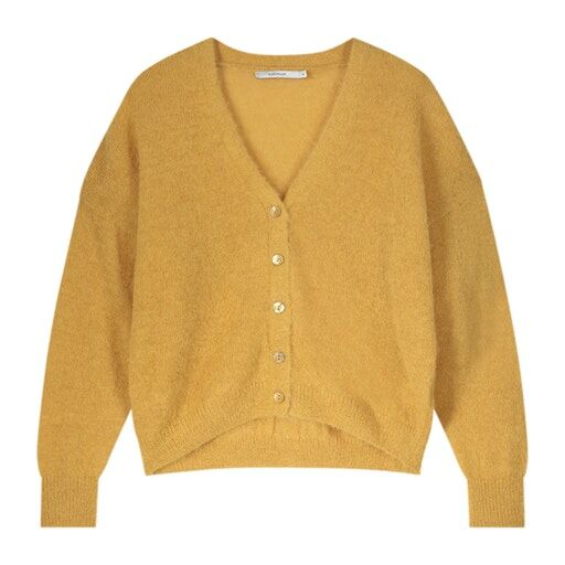 Cardigan feather light alpaca knit 7s5654-7893-238