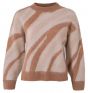 Jacquard sweater ls INDIAN TAN 1-000158-210-713281