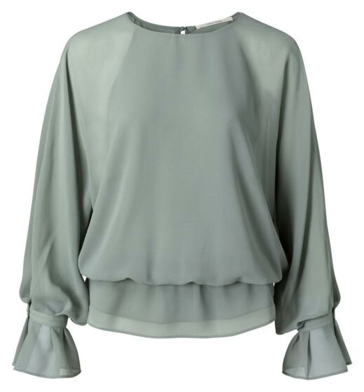 Romantic layered top BLUE 1901407-113-65804
