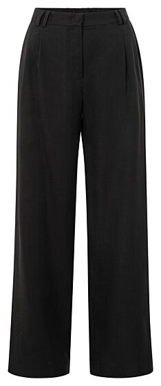 Linen trousers WASHED BLACK 1-301196-505-99989