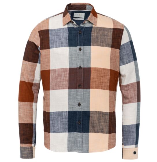 Long Sleeve Shirt Bold Check Slub CSI2203220-8160