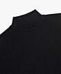 PULLOVER MOCK NECK BLACK PPVJ30004A-A