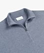 PULLOVER HALF ZIP LS BLUE PPWJ10007D-M