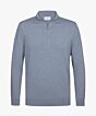 PULLOVER HALF ZIP LS BLUE PPWJ10007D-M