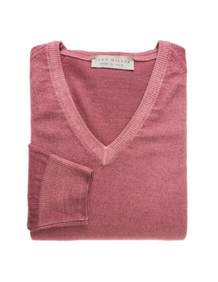 Pullover JOHN MILLER v-hals rood 5137135-450000