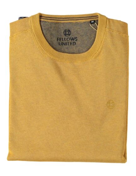 Pullover crew Iconic Basics Mustard 99.1100-151