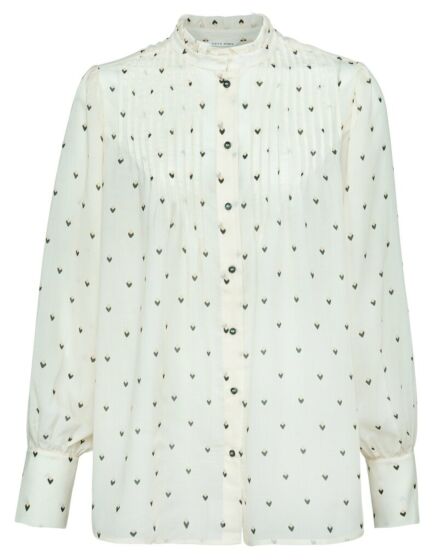 Printed volume sleeve blouse 1101252-123-658061