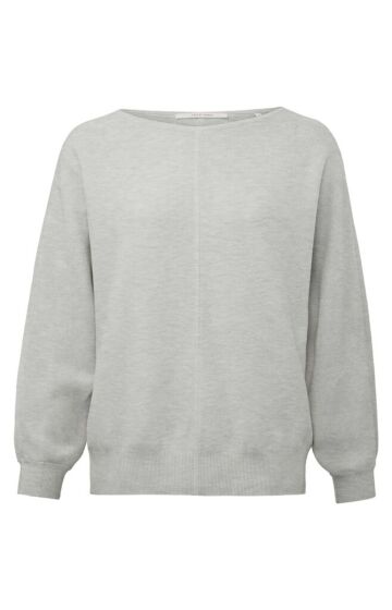 Boatneck sweater MID GREY 1-000102-207-99246