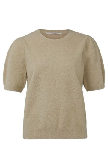 Crewneck sweater in fluffy yar 1-000131-208-60205