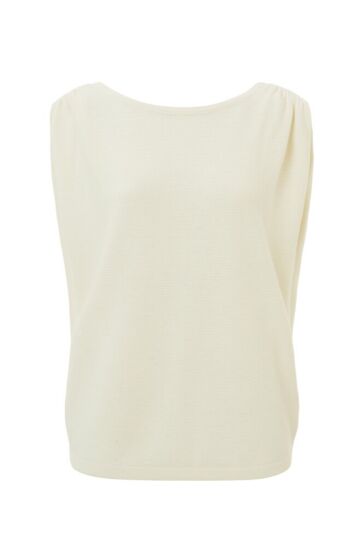 Sleeveless sweater WOOL WHITE 1-000205-304-99691